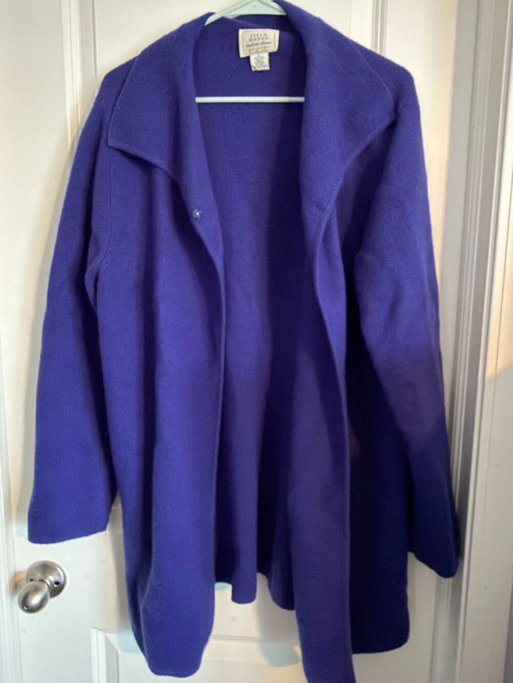 Field Manor Ladies Sweater Coat- XL